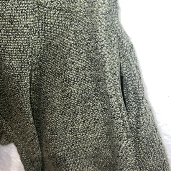 BNCI Blanc Noir Womens Open Front Waterfall Asymmetric Cardigan Green Sweater Lg - Picture 14 of 16